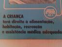 Children have the right for food, living, faith and medical service.