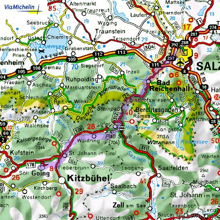 Taxi von Salzburg nach Going