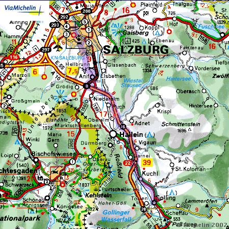 Taxi from Salzburg to Golling