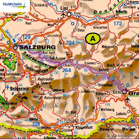 Taxi von Salzburg nach Graz