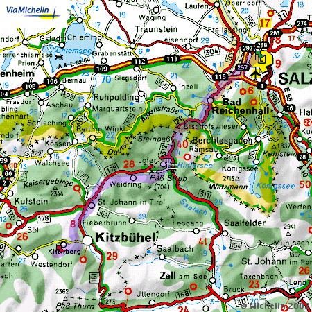 Taxi von Salzburg nach Kirchberg