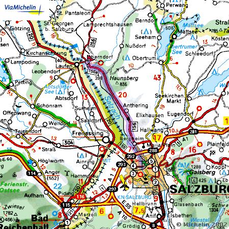 Taxi von Salzburg nach Oberndorf bei Salzburg