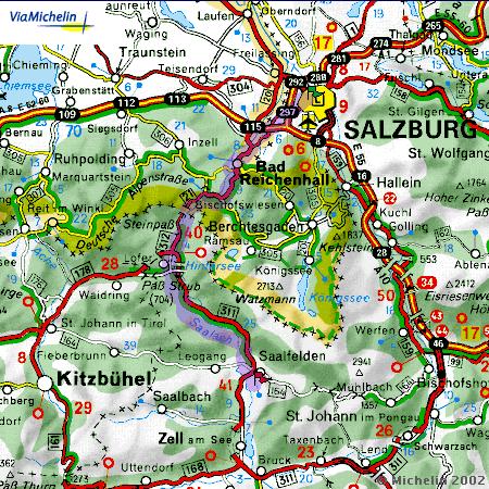 Taxi von Salzburg nach Saalfelden