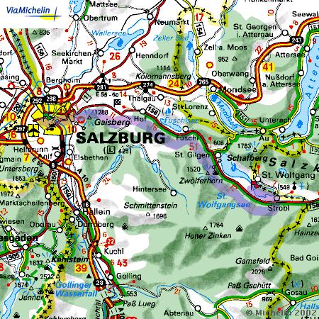 Taxi von Salzburg nach Sankt Wolfgang