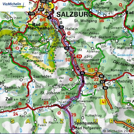 Taxi from Salzburg to Dorgastein