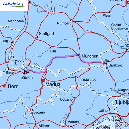 Taxi von Salzburg nach Zrich