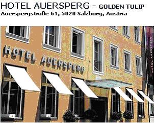 HOTEL AUERSPERG **** - The Golden Tulip hotel Auersperg is quietly located in the city center, only a five minute stroll to the "Sound of Music" setting of the Mirabell Palace and the Gardens.The Raschhofer family has been running this elegant hotel for three generations and their hospitality and dedication are your guarantee of a pleasant stay. The impressive marble floored reception area is replete with period furniture and antiques and is combined with temporary designs. Double room with bath/shower/WC breakfast 