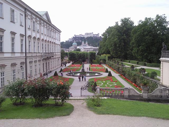 Palace of Mirabell with gardens